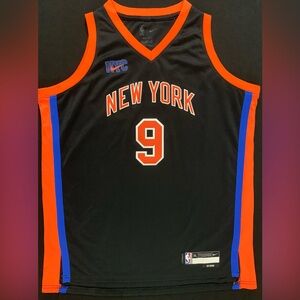 NWT Nike RJ Barrett New York Knicks #9 Black City Swingman Jersey Youth XL 18-20
